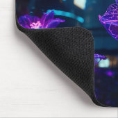 Neon Veins Glowing Mouse Pad | Bioluminescent Muismat (Hoek)