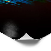 Neon Venetian Carnival Masker I Perfect Poster (Hoek)