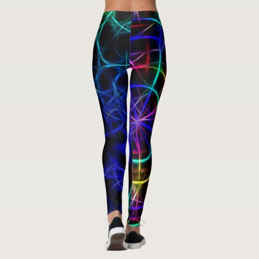 Neon-verbindingen Leggings (Achterkant)
