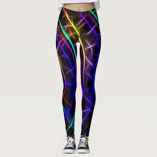 Neon-verbindingen Leggings (Voorkant)