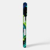 Neon verf spettert op zwart Case-Mate iPhone case (Achterkant / Rechts)