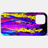 Neon Verfspatten Hoesje Case-Mate iPhone Hoesje (Achterkant (horizontaal))
