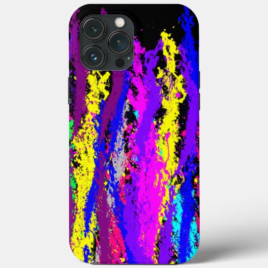 Neon Verfspatten Hoesje Case-Mate iPhone Hoesje (Achterkant)