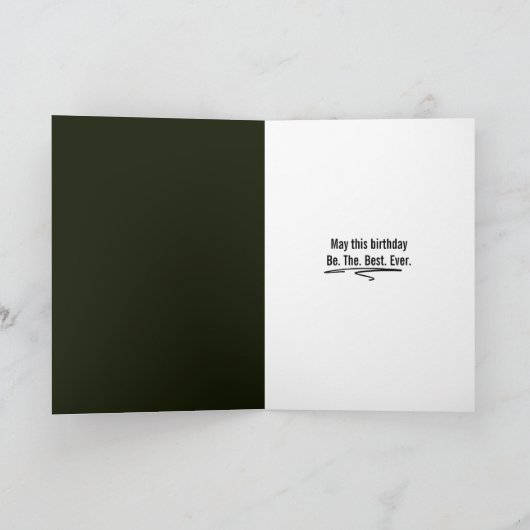 Neon Verjaardag Bier Teken Kaart (Binnen)