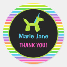 NEON VERJAARDAG DIEREN BALLONNEN