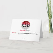 Neon Verjaardag Snoepjes Kaart (Achterkant)