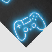 Neon verjaardag video games elk jaar tissuepapier (Detail)