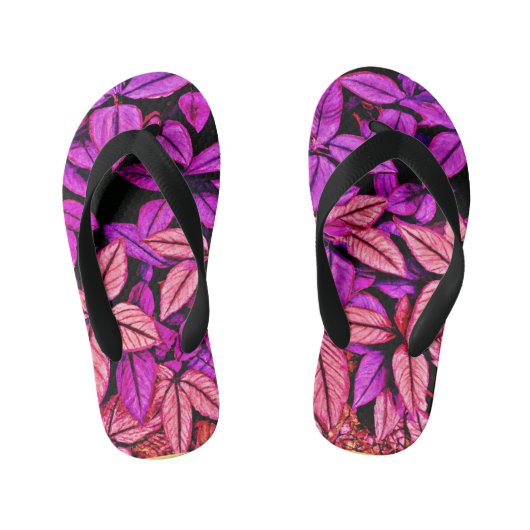 Neon verlaat wonderen kinder teenslippers (Voetbed)
