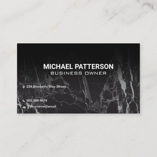 Neon Verlichte Cocktails | QR Code Visitekaartje (Achterkant)