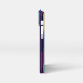 Neon Vertical Stripe Pattern iPhone Hoesje (Linkerkant)