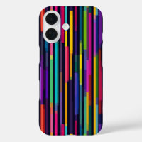 Neon Verticale Streeppatroon