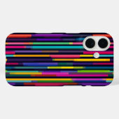 Neon Verticale Streeppatroon Case-Mate iPhone Case (Achterkant (horizontaal))