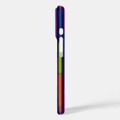 Neon Verticale Streeppatroon Case-Mate iPhone Case (Achterkant / Links)