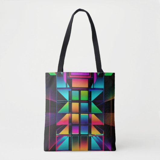 Neon Vibe Radiance 2 Tote Bag (Voorkant)