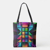 Neon Vibe Radiance 2 Tote Bag (Achterkant)