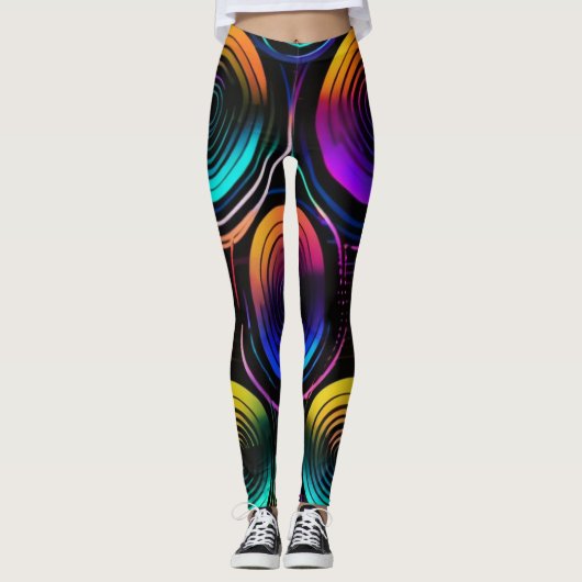 Neon Vibe Radiance Leggings (Voorkant)