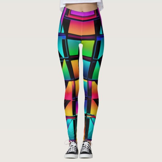 Neon Vibe Radiance Leggings (Voorkant)