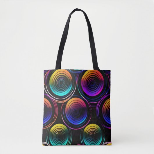 Neon Vibe Radiance Tote Bag (Voorkant)