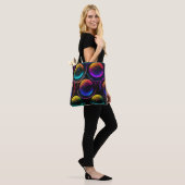 Neon Vibe Radiance Tote Bag (Op model)