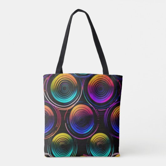 Neon Vibe Radiance Tote Tote Bag (Achterkant)