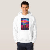 Neon Vibes Mountain Hike Hoodies voor Koppels - St (Voorkant volledig)