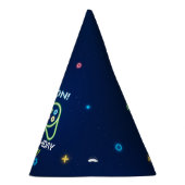 Neon Video Game Arcade Birthday Feesthoedjes (Rechts)