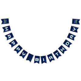 Neon Video Game Arcade Happy Birthday Vlaggetjes