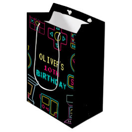 Neon Videogames arcadehallen verjaardag elk jaar Medium Cadeauzakje