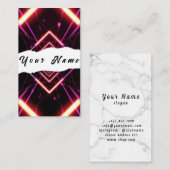 Neon Visitekaartje (Voorkant / Achterkant)