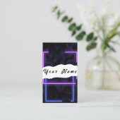 Neon Visitekaartje (Staand voorkant)