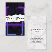 Neon Visitekaartje (Voorkant / Achterkant)