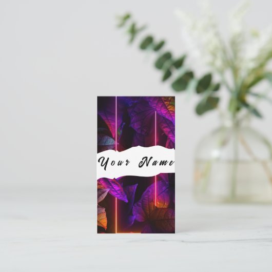 Neon Visitekaartje (Staand voorkant)