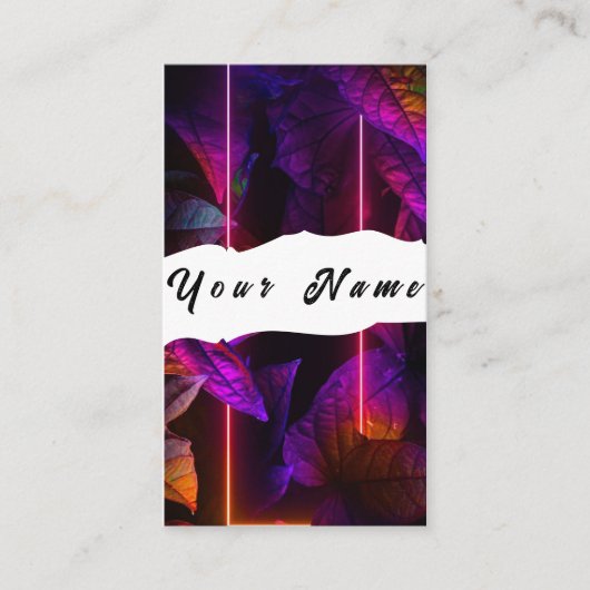 Neon Visitekaartje (Voorkant)