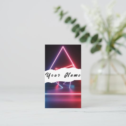Neon Visitekaartje (Staand voorkant)