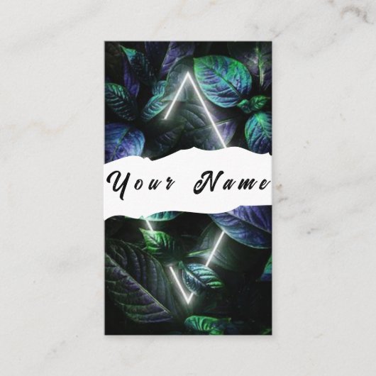 Neon Visitekaartje (Voorkant)