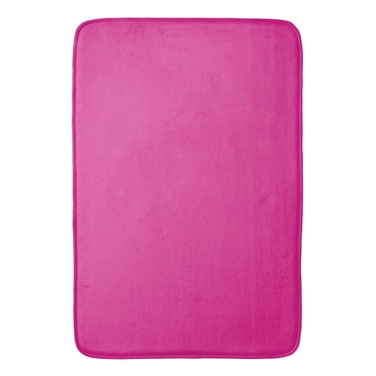 neon vivid pink | massief roze badmat (Voorkant Verticaal)
