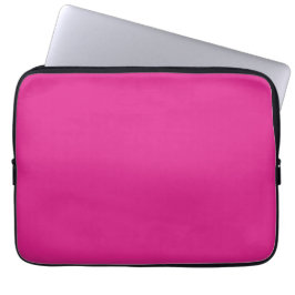 neon vivid pink | massief roze laptop sleeve