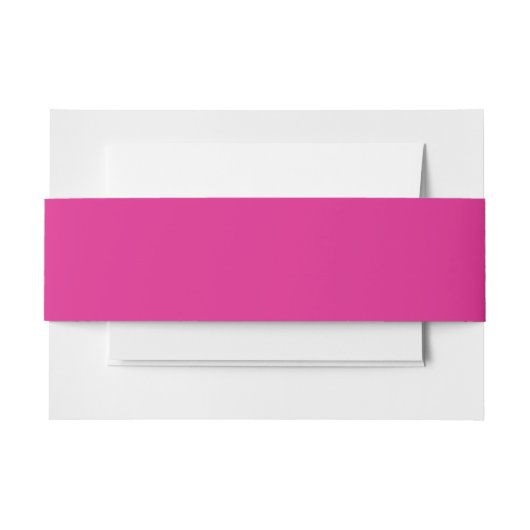 neon vivid pink | massief roze uitnodigingen wikkel (Voorkant Voorbeeld)