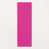 neon vivid pink | massief roze yogamat (Voorkant)