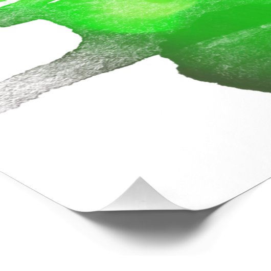 *~* Neon Vlinder Artistieke Creatieve Bloem AP52 Perfect Poster (Hoek)