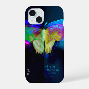 Neon Vlinder Case iPhone 15 Case