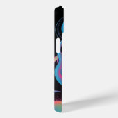 Neon Vloeibare Lijst met Aangepaste Naam Case-Mate iPhone Case (Achterkant / Rechts)