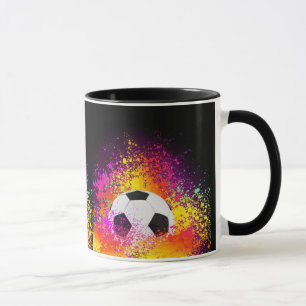 Neon Voetbal Mok