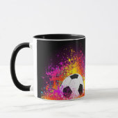 Neon Voetbal Mok (Links)