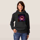"Neon Void Galaxy" Hoodie — Cosmic Vortex Design | (Voorkant volledig)