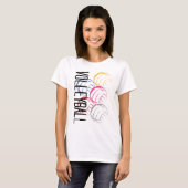 Neon Volleyballen T-shirt (Voorkant volledig)