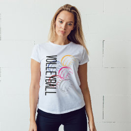Neon Volleyballen T-shirt