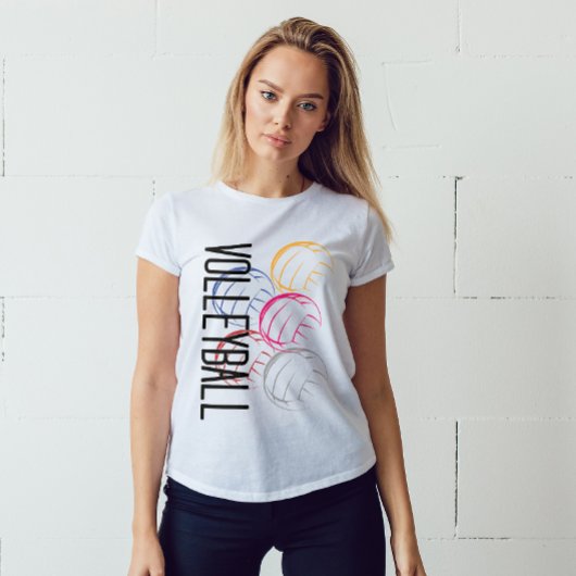 Neon Volleyballen T-shirt
