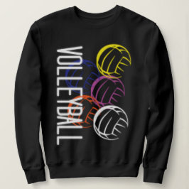 Neon Volleyballen Trui