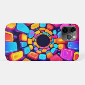 Neon Vormt Abstracte tunnelkunst Case-Mate iPhone Case (Achterkant (horizontaal))